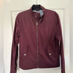 Gap lightweight jacket in burgundy